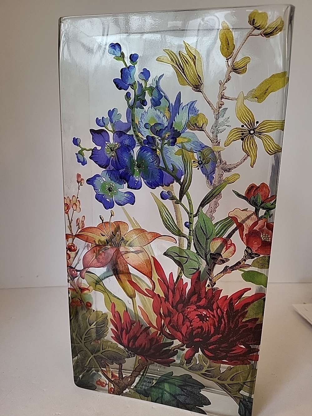 Fringe Studio Botanical Glass Rectangle Vase